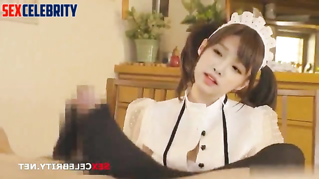 IZONE Yena Deepfake // 예나 딥 페이크 // Sexy Maid’s Footjob