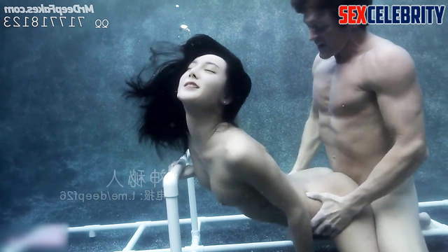 Dilireba (Dilraba Dilmurat) 迪丽热巴 迪力木拉提 chinese underwater sex 中国水下性爱