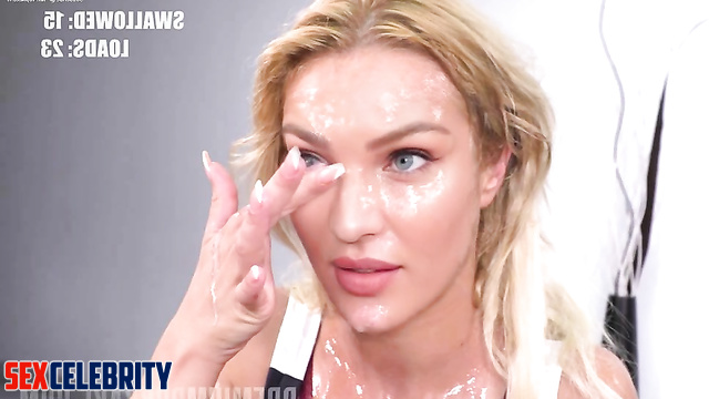 Candice Swanepoel's dream of bukkake is fulfilled in hot deepfake porn [PREMIUM]