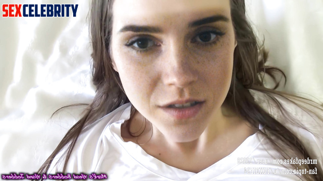 Hot deepfake sex Emma Watson with blowjob and big swallow porn