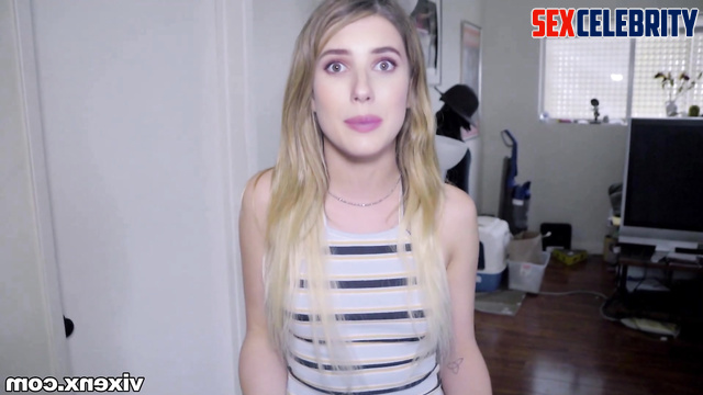 Hot blonde Emma Roberts celebrity sex before her lessons [PREMIUM]