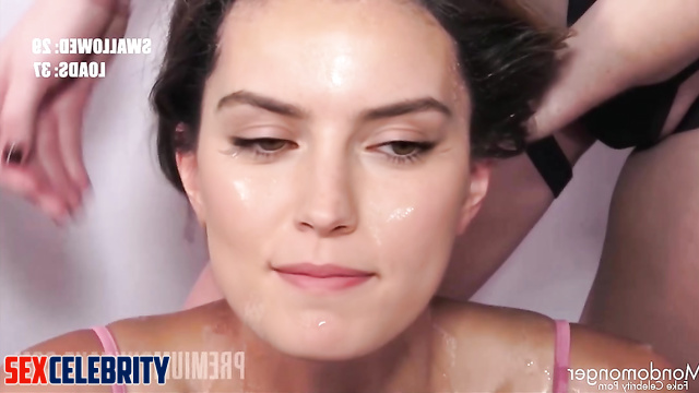 The dark force cummed on Daisy Ridley's sexy face [PREMIUM]