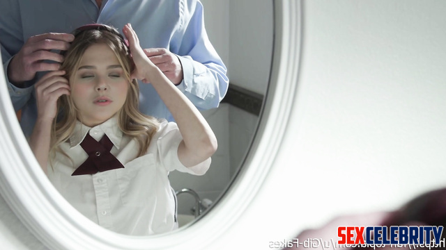 Daddy punished schoolgirl Chloe Grace Moretz with sex [PREMIUM]