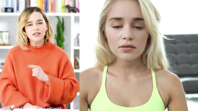 Emilia Clarke warms up before having sex [PREMIUM]