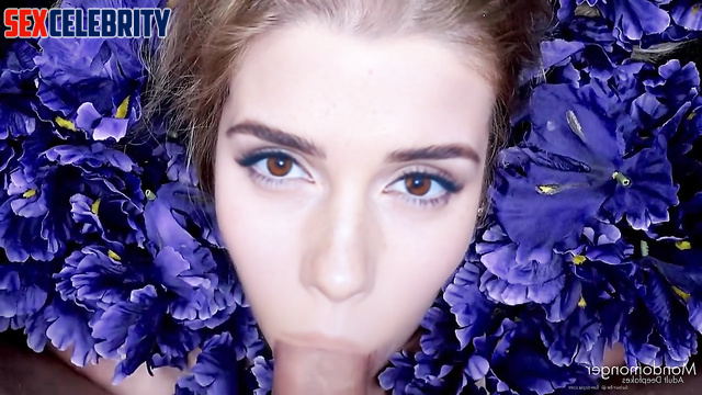 Fake Emma Watson in porn video (blowjob inside flowers) [PREMIUM]