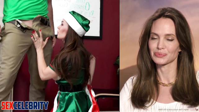 Big tits christmas elf fucked hard - ai Angelina Jolie [PREMIUM]