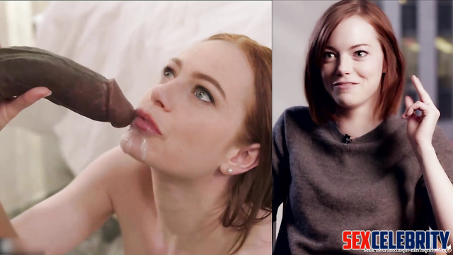 Interracial orgasming sex experience of exciting deepfake Emma Stone [PREMIUM]