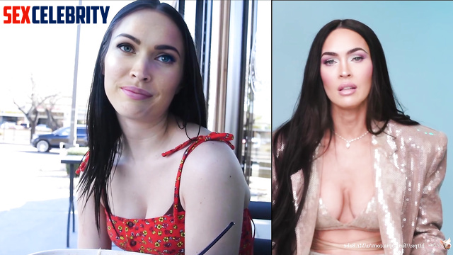 Hot hollywood babe Megan Fox masturbates by sex toy, fake [PREMIUM]