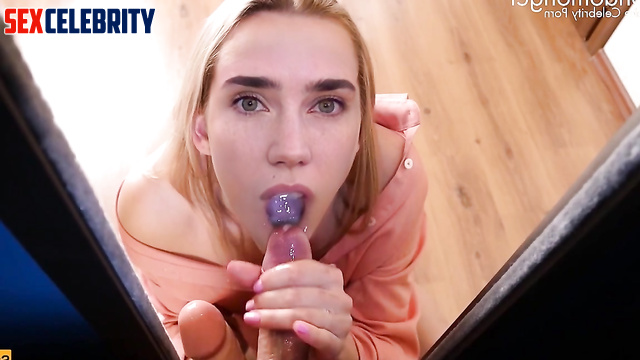 Fake babe Jennifer Connelly long and hot pov blowjob [PREMIUM]