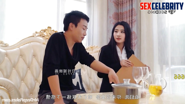 刘亦菲 Liu Yifei fake porn turning dinner into nice sexual pastime 假色情片