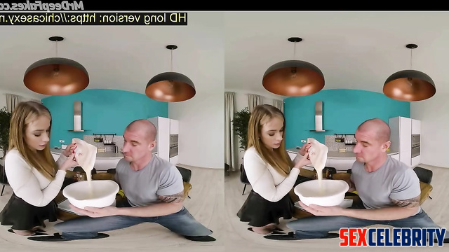 Danielle Panabaker - blonde began to fuck right in kitchen - fakeapp