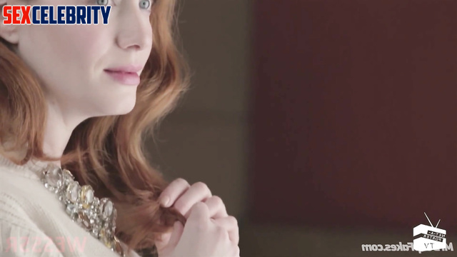 Titty milf Christina Hendricks gives an interview (adult)