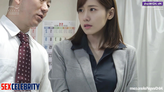 Old fart fucked a young secretary Yoona (윤아 소녀시대) - fakeapp