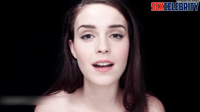 Hot whore Emma Watson wants to fuck and tells about it, sex tape