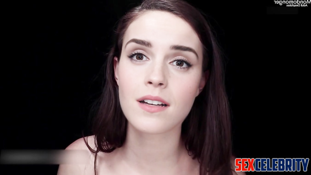 Hot whore Emma Watson wants to fuck and tells about it, sex tape