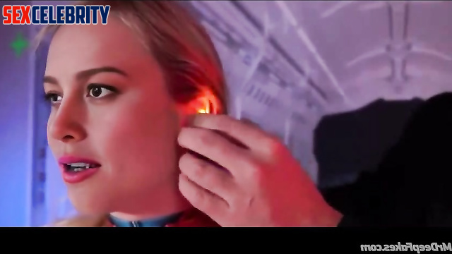 Sexy blonde Brie Larson in full control of her man / deepfake