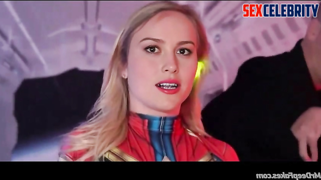 Sexy blonde Brie Larson in full control of her man / deepfake