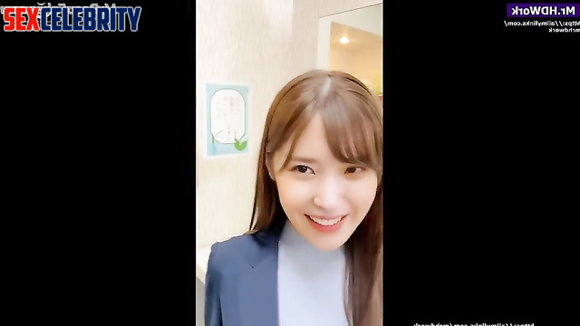 AI IU fucks with a guy in the school toilet (이지은 인공 지능)