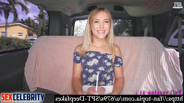 AnnaSophia Robb fucked by a birthday boy in a van - sextape