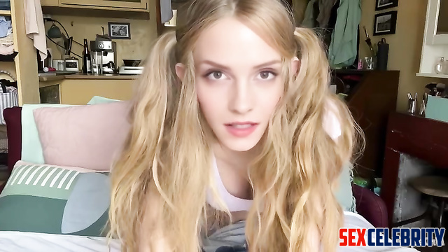 Sexy Emma Watson loves demonstrating her masturbation, solo fakeapp