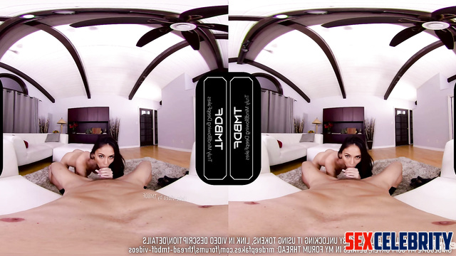 Stunning brunette Nina Dobrev pleasing her man (VR fakes)