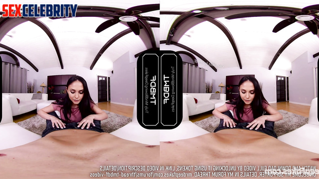 Stunning brunette Nina Dobrev pleasing her man (VR fakes)