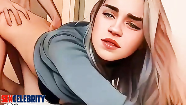 Hollywood bitch gets fucked doggy style / Emma Watson [A.I.]
