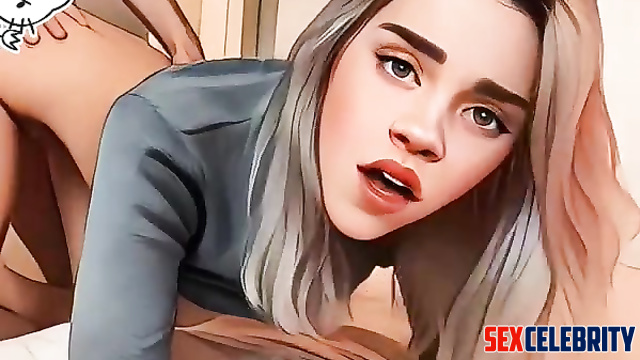 Hollywood bitch gets fucked doggy style / Emma Watson [A.I.]
