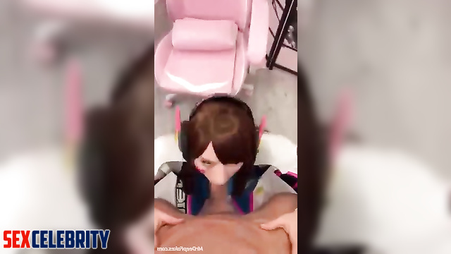 Her cute tongue wants sperm, Sasha Holland in pov deepfake video