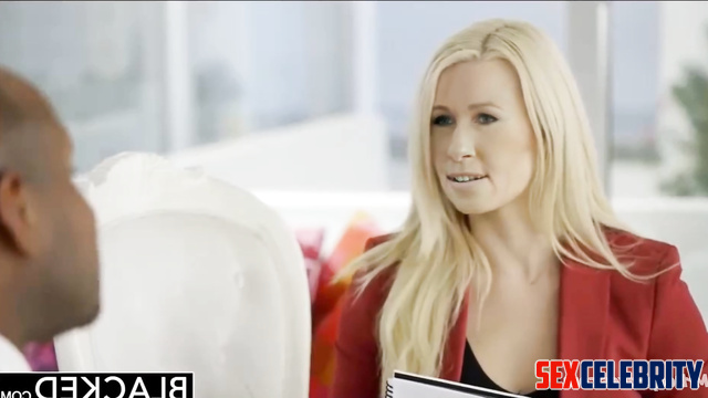 Black boss fucked his horny secretary - Marjorie Taylor Greene face swap