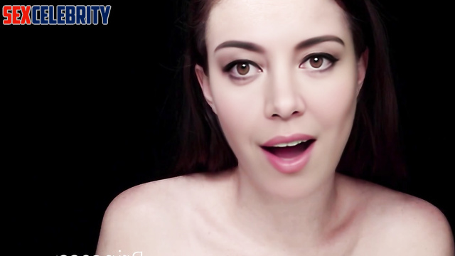 I will talk dirty while you stroke your cock - deepfake Aubrey Plaza