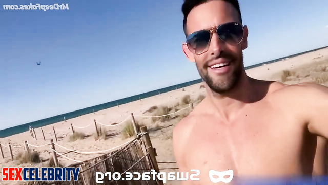 [A.I.] Chris Konopka walks naked along the beach to masturbate