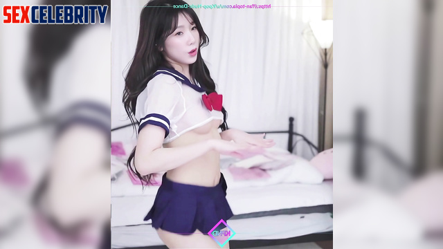 Naughty schoolgirl dances for you - fake solo video with Taeyeon 태연 소녀시대