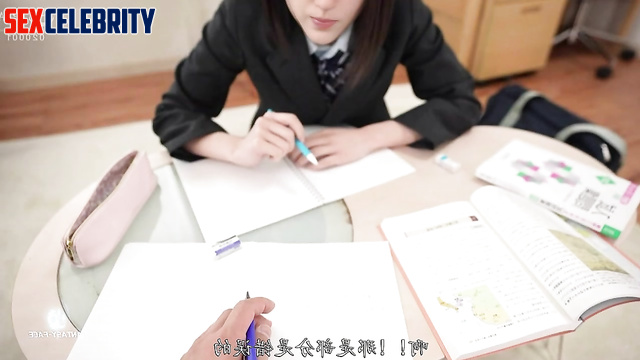 Chinese schoolgirl fucks instead of studying, Ju Jingyi SNH48 (鞠婧祎 色情)