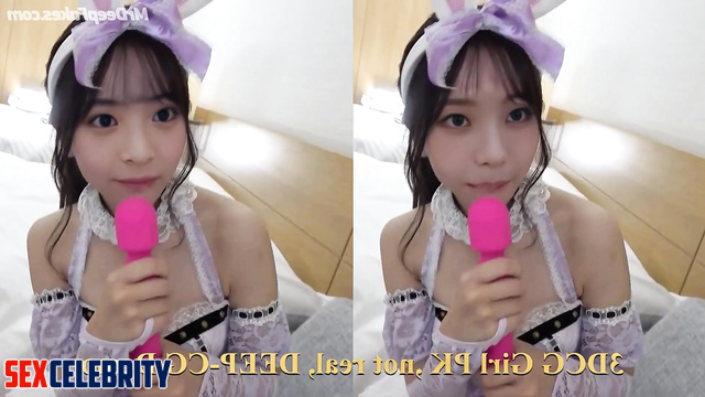 Housemaids happy to use new vibrator - fake Karina, Hanni (카리나 에스파)