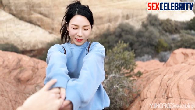 Blowjob on the nature - sexy Karina (카리나 에스파) face swap