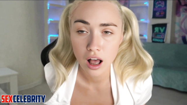 Sexy deepfake blonde Hillary Clinton shows us ahegao