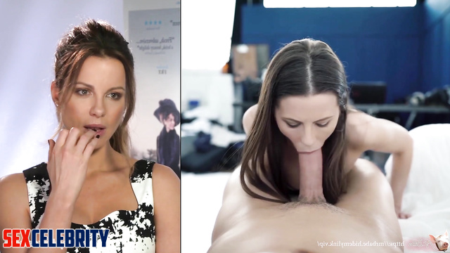 I smack [face swap] Kate Beckinsale plump ass with my hands