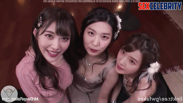 Sexy brunettes Joy, Irene and Seulgi hot foursome porn // 슬기 레드벨벳