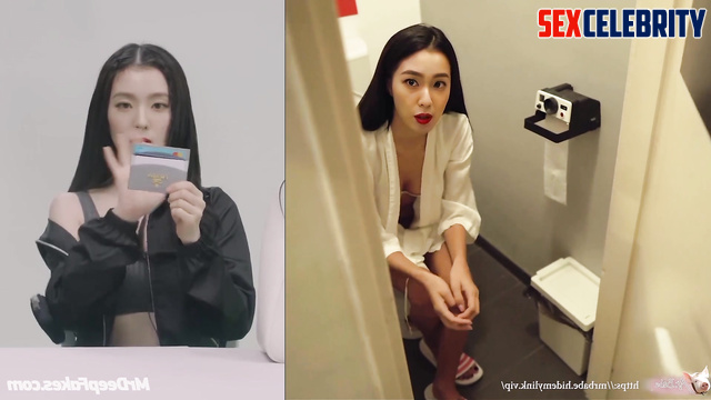 K-pop babe Irene (아이린 레드벨벳) shows off her sex skills in the toilet