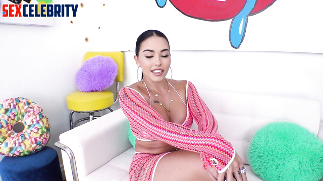 Adult entertainments of Madison Beer with my big dick end with orgasm