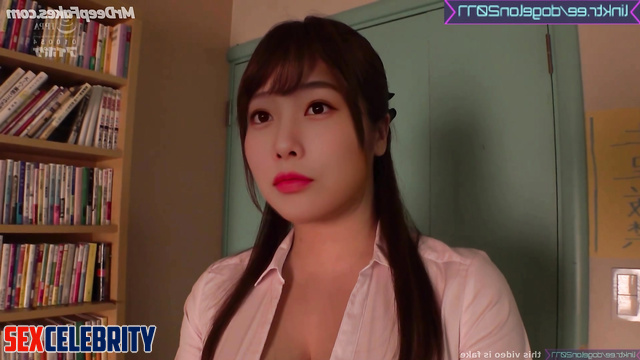 He filmed himself fucking Hyewon in the library on the phone, ai 혜원 아이즈원