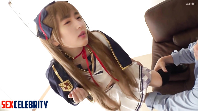 Hot sex in an authentic costume 遠藤 さくら 乃木坂46 adult video with Endo Sakura