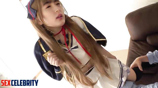 Hot sex in an authentic costume 遠藤 さくら 乃木坂46 adult video with Endo Sakura