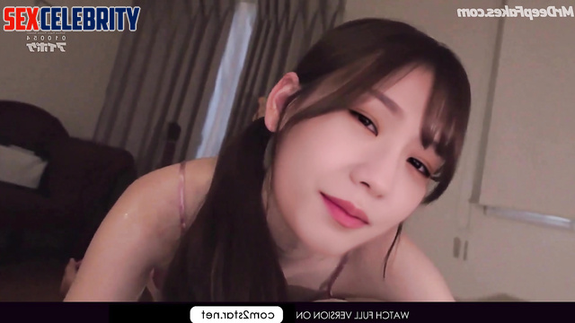 Pretty Jisoo (지수 블랙핑크) sucking a tongue / hot artificial intelligence