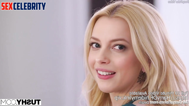 Cute blonde Gillian Jacobs gets giant dick shoved into her anus - A.I.