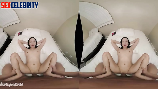 VR deepfake porn with brunette beauty Jodelle Ferland