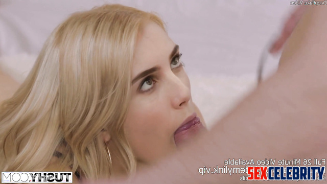 Emma Roberts dreaming of passionate anal fuck - real fakes