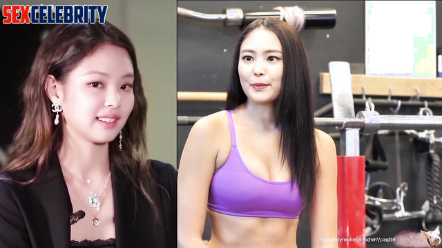 She's not shy about sex in the gym, look - Jennie (제 블랙핑크) pov face swap
