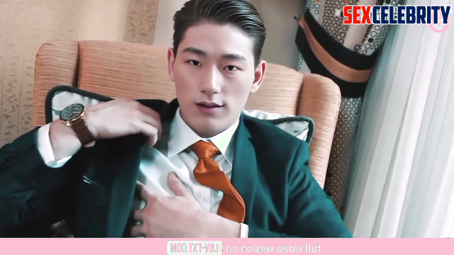 (산 에이티즈) sexy San is ready to show you his jerking off - real fake (solo)